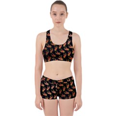 Regal Eagle Pattern Work It Out Gym Set by ExtraAwesomeSauce