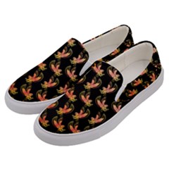 Regal Eagle Pattern Men s Canvas Slip Ons by ExtraGoodSauce