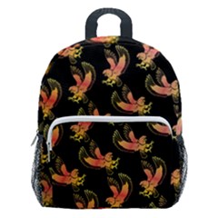 Regal Eagle Pattern Kids  Age 5-10 Lightweight School Backpack With Side Pockets