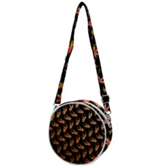 Regal Eagle Pattern Crossbody Circle Bag by ExtraGoodSauce