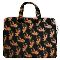 Regal Eagle Pattern Macbook Pro 13  Double Pocket Laptop Bag by ExtraGoodSauce