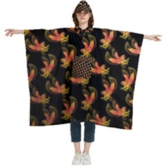 Regal Eagle Pattern Women s Hooded Rain Ponchos by ExtraGoodSauce