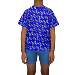 Eye Of Horus Pattern Kids  Short Sleeve Swimwear by ExtraGoodSauce