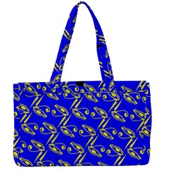 Eye Of Horus Pattern Canvas Work Bag by ExtraGoodSauce