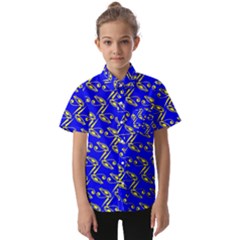 Eye Of Horus Pattern Kids  Short Sleeve Shirt by ExtraGoodSauce