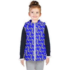 Eye Of Horus Pattern Kids  Hooded Puffer Vest