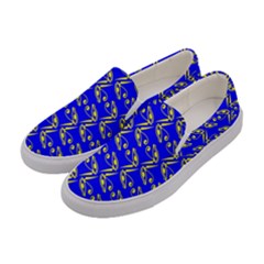 Eye Of Horus Pattern Women s Canvas Slip Ons by ExtraGoodSauce