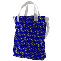 Eye Of Horus Pattern Canvas Messenger Bag by ExtraGoodSauce