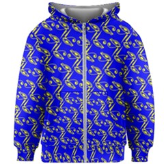 Eye Of Horus Pattern Kids  Zipper Hoodie Without Drawstring by ExtraGoodSauce