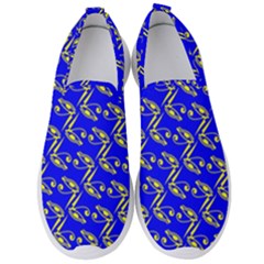 Eye Of Horus Pattern Men s Slip On Sneakers by ExtraGoodSauce