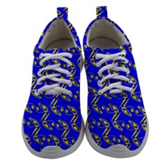 Eye Of Horus Pattern Women Athletic Shoes by ExtraGoodSauce