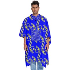 Eye Of Horus Pattern Men s Hooded Rain Ponchos by ExtraGoodSauce