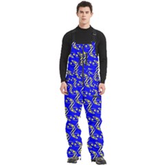 Eye Of Horus Pattern Men s Front Zip Ski And Snowboard Bib Pants by ExtraGoodSauce