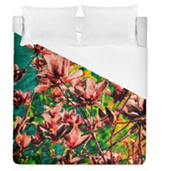 Abstract Floral Artwork Duvet Cover (queen Size) by ExtraAwesomeSauce