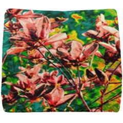 Abstract Floral Artwork Seat Cushion by ExtraGoodSauce