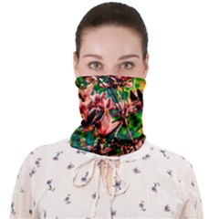 Abstract Floral Artwork Face Covering Bandana (adult)