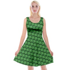 St  Patrick s Day Clovers Reversible Velvet Sleeveless Dress by ExtraGoodSauce