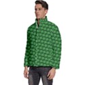 St. Patrick s Day Clovers Men s Puffer Bubble Jacket Coat View2