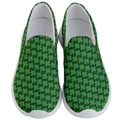 St  Patrick s Day Clovers Men s Lightweight Slip Ons by ExtraGoodSauce