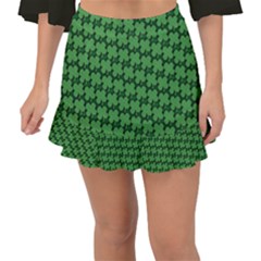 St  Patrick s Day Clovers Fishtail Mini Chiffon Skirt by ExtraGoodSauce