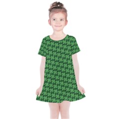 St  Patrick s Day Clovers Kids  Simple Cotton Dress by ExtraGoodSauce