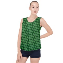 St  Patrick s Day Clovers Bubble Hem Chiffon Tank Top by ExtraGoodSauce