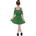 St. Patrick s Day Clovers Kids  Shoulder Cutout Chiffon Dress View2