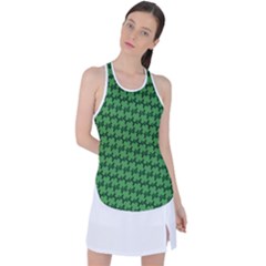 St  Patrick s Day Clovers Racer Back Mesh Tank Top by ExtraAwesomeSauce