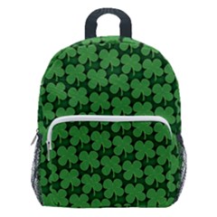 St  Patrick s Day Clovers Kids  Age 5-10 Lightweight School Backpack With Side Pockets by ExtraGoodSauce