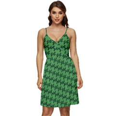 St  Patrick s Day Clovers V-neck Pocket Summer Dress  by ExtraGoodSauce