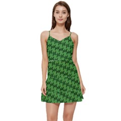 St  Patrick s Day Clovers Short Frill Dress by ExtraGoodSauce