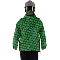 St  Patrick s Day Clovers Men s Ski And Snowboard Waterproof Breathable Jacket by ExtraGoodSauce