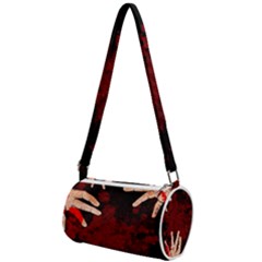 Horror Themed Bloody Hands Mini Cylinder Bag by ExtraGoodSauce