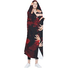 Horror Themed Bloody Hands Wearable Blanket by ExtraGoodSauce