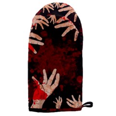 Horror Themed Bloody Hands Microwave Oven Glove by ExtraAwesomeSauce