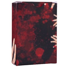 Horror Themed Bloody Hands Playing Cards Single Design (rectangle) With Custom Box