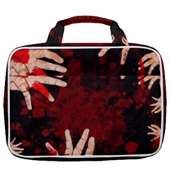 Horror Themed Bloody Hands Travel Toiletry Bag With Hanging Hook