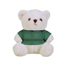 Green Diamond Grid Pattern Full Print Cuddly Teddy Bear by ExtraGoodSauce