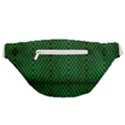 Green Diamond Grid Pattern Fanny Pack View2