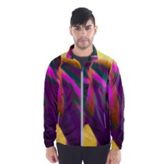 Vibrant Abstract Equine Art Men s Windbreaker