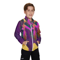 Vibrant Abstract Equine Art Kids  Windbreaker