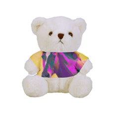 Vibrant Abstract Equine Art Full Print Cuddly Teddy Bear by ExtraGoodSauce