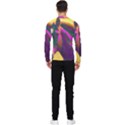 Vibrant Abstract Equine Art Men s Long Sleeve Rash Guard View2