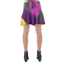 Vibrant Abstract Equine Art Wrap Front Skirt View2