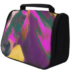 Vibrant Abstract Equine Art Full Print Travel Pouch (big) by ExtraGoodSauce