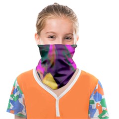 Vibrant Abstract Equine Art Face Covering Bandana (kids) by ExtraAwesomeSauce