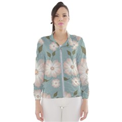 Flora Floral Flower Flowers Pattern Women s Windbreaker