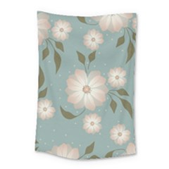 Flora Floral Flower Flowers Pattern Small Tapestry