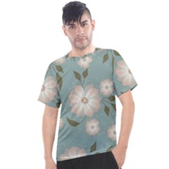 Flora Floral Flower Flowers Pattern Men s Sport Top by Apenda