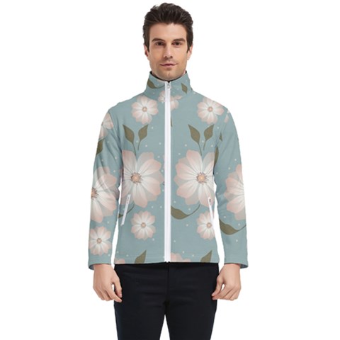 Flora Floral Flower Flowers Pattern Men s Bomber Jacket by Apenda